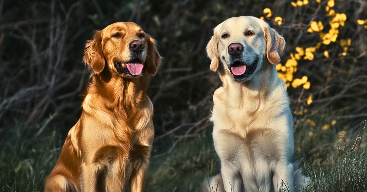 Golden Retriever et Labrador